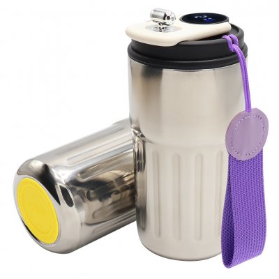 Термокружка Ashly To Go, серебристая/фиолетовая/жёлтая арт. 5063.09.16.06 Термокружка Ashly To Go, серебристая/фиолетовая/жёлтая арт. 5063.09.16.06