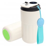 Термокружка Ashly To Go, белая/бирюзовая/светло-зелёная