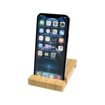 Подставка для телефона и планшета бамбуковая «Bubup» арт. 10460371
