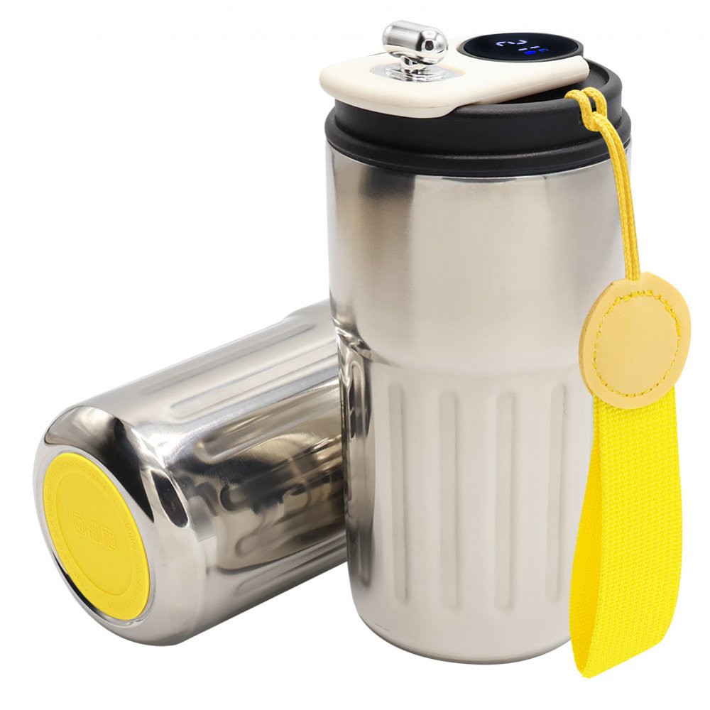 Термокружка Ashly To Go, серебристая/жёлтая арт. 5063.09.06.06 Термокружка Ashly To Go, серебристая/жёлтая арт. 5063.09.06.06