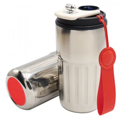 Термокружка Ashly To Go, серебристая/красная арт. 5063.09.05.05 Термокружка Ashly To Go, серебристая/красная арт. 5063.09.05.05