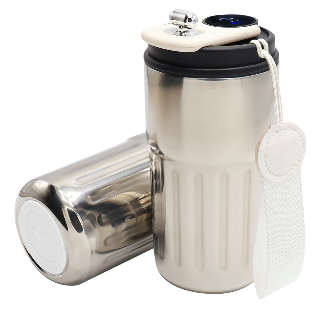 Термокружка Ashly To Go, серебристая/белая арт. 5063.09.01.01 Термокружка Ashly To Go, серебристая/белая арт. 5063.09.01.01