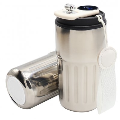 Термокружка Ashly To Go, серебристая/белая арт. 5063.09.01.01 Термокружка Ashly To Go, серебристая/белая арт. 5063.09.01.01