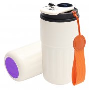 Термокружка Ashly To Go, белая/оранжевая/фиолетовая