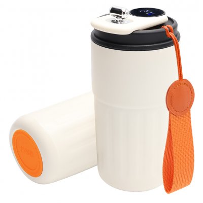 Термокружка Ashly To Go, белая/оранжевая арт. 5063.01.07.07 Термокружка Ashly To Go, белая/оранжевая арт. 5063.01.07.07