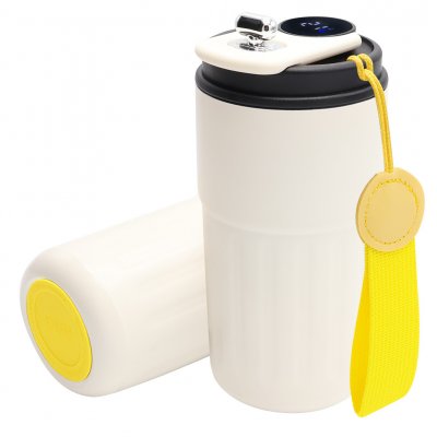 Термокружка Ashly To Go, белая/жёлтая арт. 5063.01.06.06 Термокружка Ashly To Go, белая/жёлтая арт. 5063.01.06.06