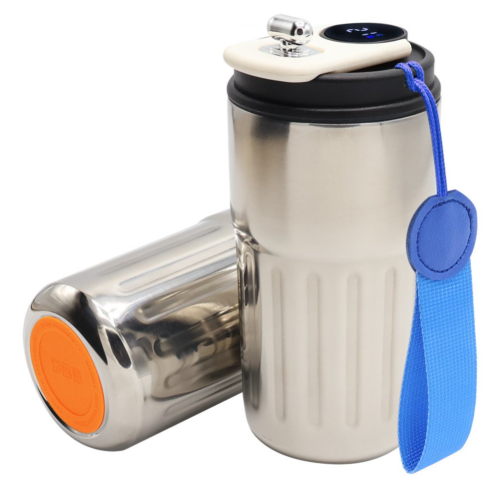 Термокружка Ashly To Go, серебристая/синяя/оранжевая арт. 5063.09.26.07 Термокружка Ashly To Go, серебристая/синяя/оранжевая арт. 5063.09.26.07