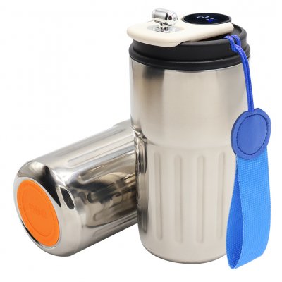 Термокружка Ashly To Go, серебристая/синяя/оранжевая арт. 5063.09.26.07 Термокружка Ashly To Go, серебристая/синяя/оранжевая арт. 5063.09.26.07