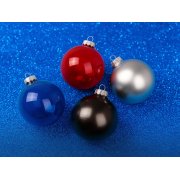 Стеклянный елочный шар «Frozi»