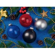 Стеклянный елочный шар «Frozi»