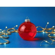 Стеклянный елочный шар «Frozi»