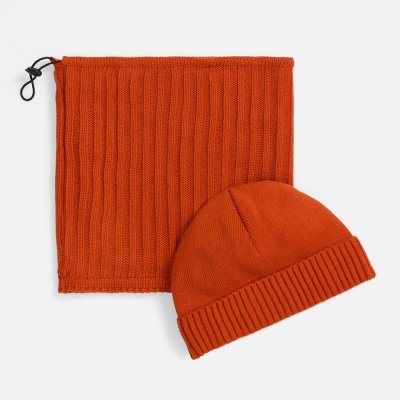 Шапка ComFleece, темно-оранжевая (кирпичная) арт. 19249.20