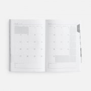 Ежедневник Baza, датированный, серый