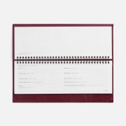 Планинг Faro, датированный, бордовый