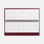 Планинг Faro, датированный, бордовый