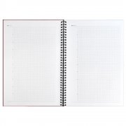 Ежедневник Notera Maxi, недатированный, красный