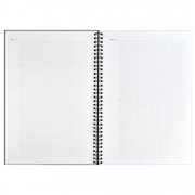 Ежедневник Notera Maxi, недатированный, черный