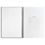 Ежедневник Notera Maxi, недатированный, серый