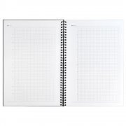 Ежедневник Notera Maxi, недатированный, серый