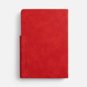Ежедневник Leadmark, недатированный, красный