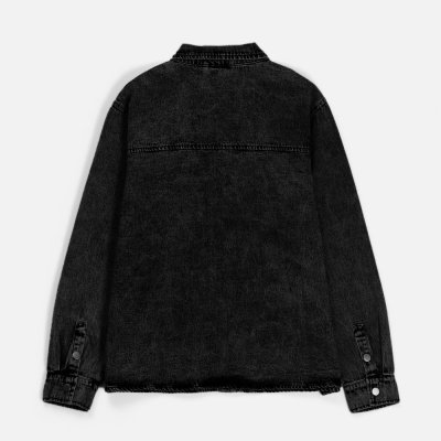 Куртка джинсовая O3, черная арт. 17404.30