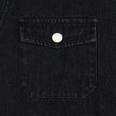 Куртка джинсовая O3, черная арт. 17404.30