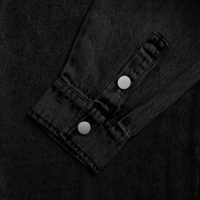 Куртка джинсовая O3, черная арт. 17404.30