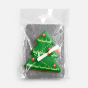 Новогоднее печенье с предсказанием «Елка»