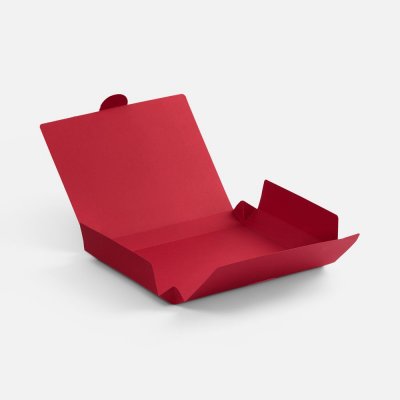 Коробка самосборная Flacky, темно-красная арт. 12208.55