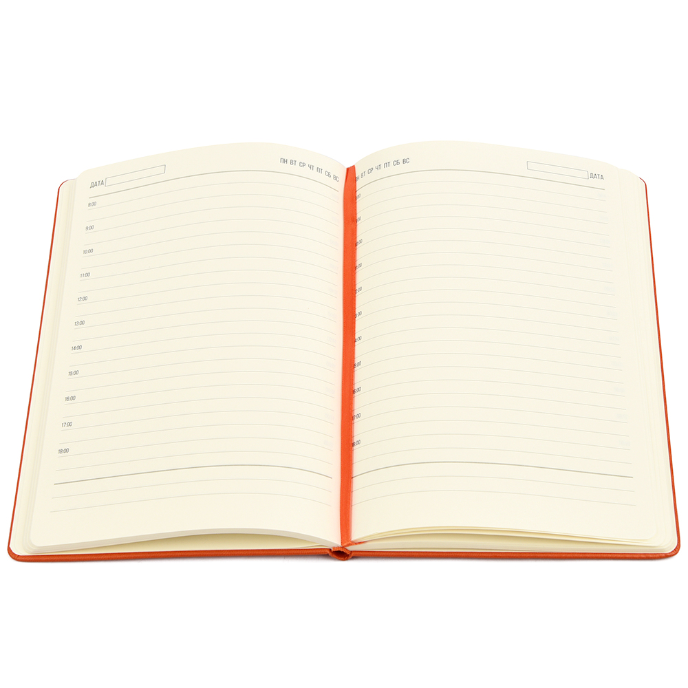 Ежедневник A5 недатированный Dear в твёрдом переплёте, оранжевый арт. 51021.07 Ежедневник A5 недатированный Dear в твёрдом переплёте, оранжевый арт. 51021.07