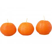 Набор свечей «Мандарины в сетке», без аромата