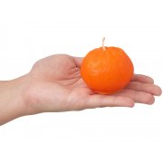 Набор свечей «Мандарины в сетке», без аромата