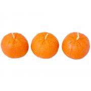 Набор свечей «Мандарины в сетке», без аромата