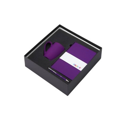 Подарочный набор «COLOR IT» с блокнотом, металлической ручкой и кружкой арт. 350092.09