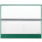 Планинг Sagrin, датированный, зеленый