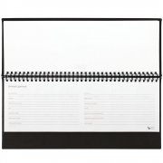 Планинг Sagrin, датированный, черный