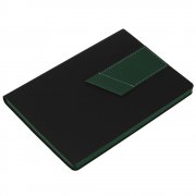 Ежедневник Bookmark, недатированный, черный с зеленым арт. 21180.39 Ежедневник Bookmark, недатированный, черный с зеленым арт. 21180.39