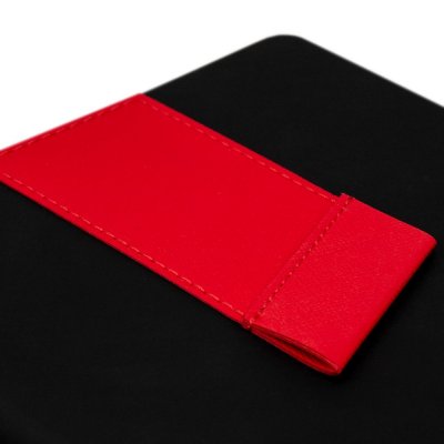 Ежедневник Bookmark, недатированный, черный с красным арт. 21180.35