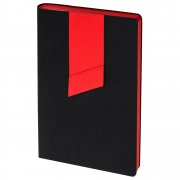 Ежедневник Bookmark, недатированный, черный с красным арт. 21180.35 Ежедневник Bookmark, недатированный, черный с красным арт. 21180.35
