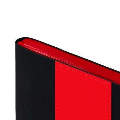 Ежедневник Bookmark, недатированный, черный с красным арт. 21180.35