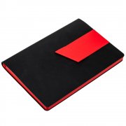 Ежедневник Bookmark, недатированный, черный с красным арт. 21180.35 Ежедневник Bookmark, недатированный, черный с красным арт. 21180.35