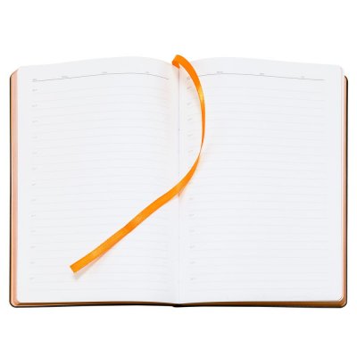 Ежедневник Bookmark, недатированный, черный с оранжевым арт. 21180.32