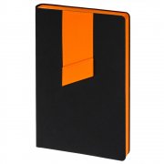 Ежедневник Bookmark, недатированный, черный с оранжевым арт. 21180.32 Ежедневник Bookmark, недатированный, черный с оранжевым арт. 21180.32