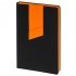 Ежедневник Bookmark, недатированный, черный с оранжевым арт. 21180.32