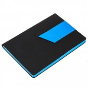 Ежедневник Bookmark, недатированный, черный с голубым арт. 21180.14 Ежедневник Bookmark, недатированный, черный с голубым арт. 21180.14