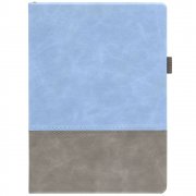 Ежедневник Horizon, недатированный, серый с голубым арт. 21172.14