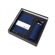 Подарочный набор "Color it" с блокнотом, металлической ручкой и бутылкой