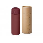 Вакуумная термокружка c кнопкой «Guard», soft-touch, 400 мл