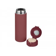 Вакуумная термокружка c кнопкой «Guard», soft-touch, 400 мл