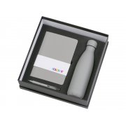 Подарочный набор "Color it" с блокнотом, металлической ручкой и термобутылкой